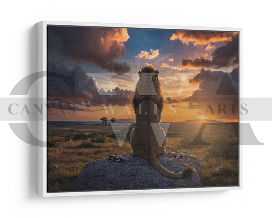 Mufasa The Lion King Canvas Wall Art