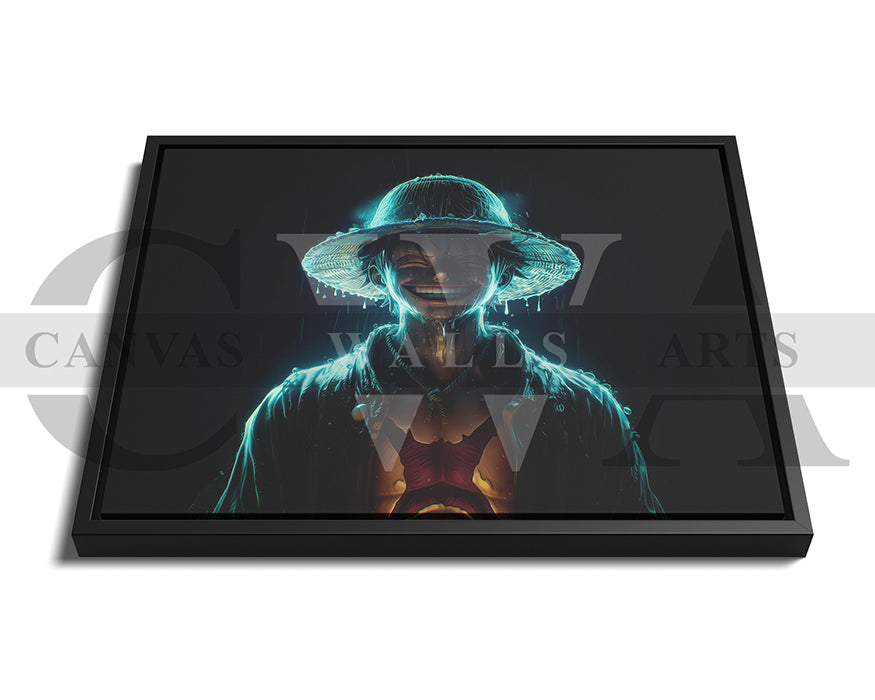Mugiwara Luffy Pirate King Canvas Wall Art