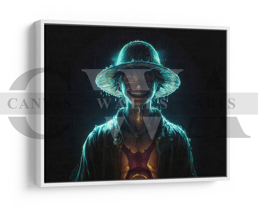 Mugiwara Luffy Pirate King Canvas Wall Art