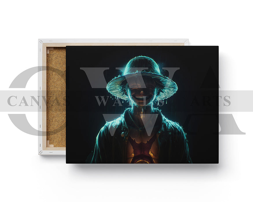 Mugiwara Luffy Pirate King Canvas Wall Art