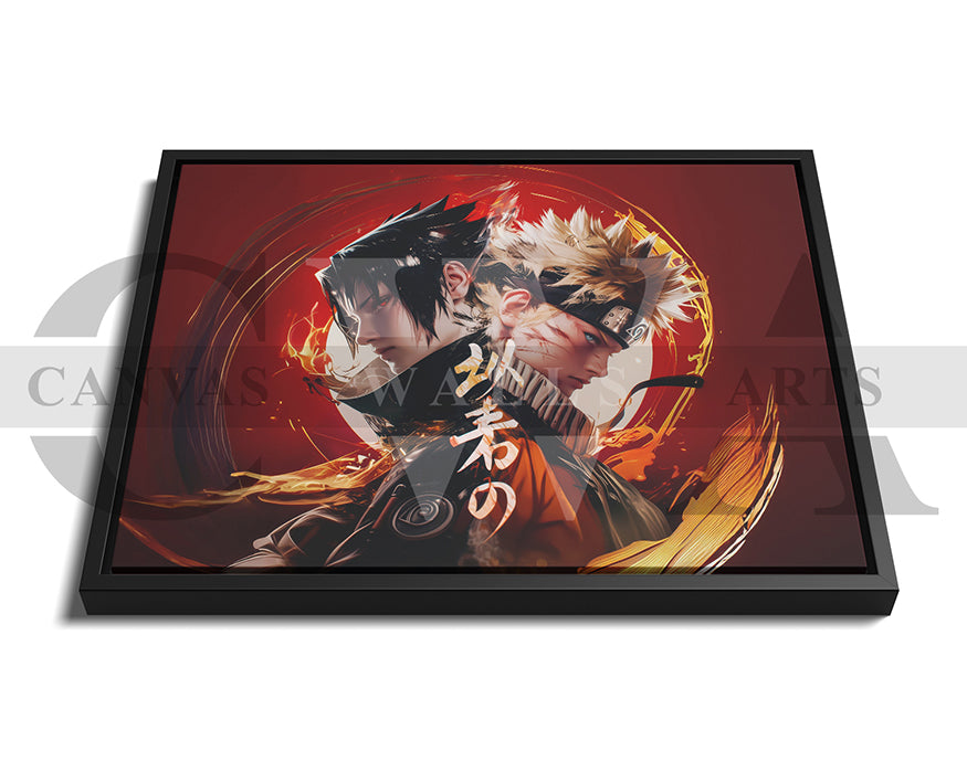 Naruto Vs Sasuke Vengeance Canvas Wall Art
