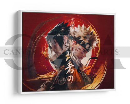 Naruto Vs Sasuke Vengeance Canvas Wall Art