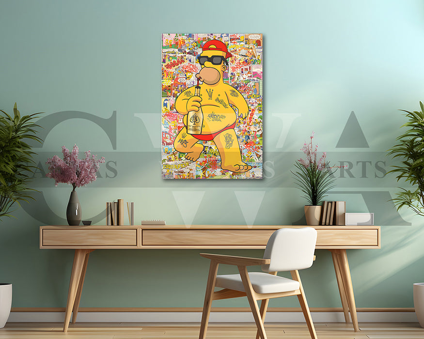 Nothing but Armand de Brignac Canvas Wall Art