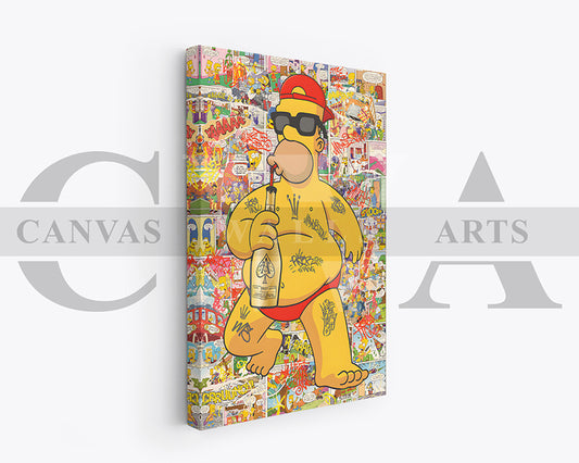 Nothing but Armand de Brignac Canvas Wall Art