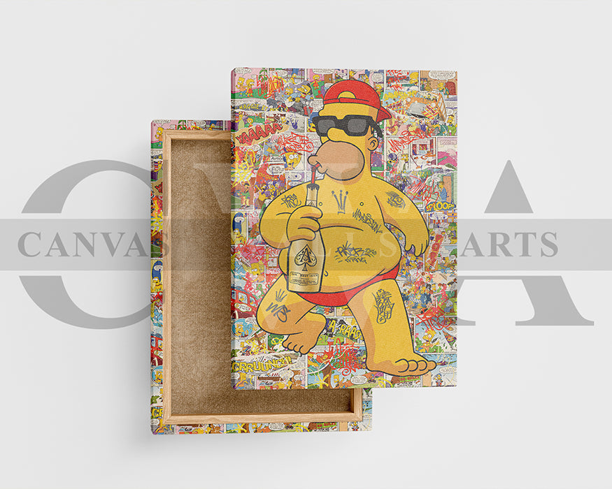 Nothing but Armand de Brignac Canvas Wall Art