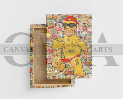 Nothing but Armand de Brignac Canvas Wall Art