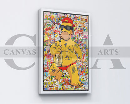 Nothing but Armand de Brignac Canvas Wall Art