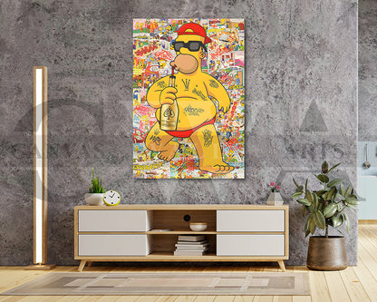 Nothing but Armand de Brignac Canvas Wall Art