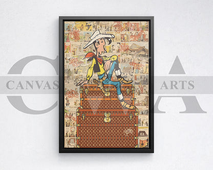 Nothing but Vuitton Canvas Wall Art