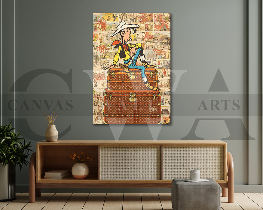 Nothing but Vuitton Canvas Wall Art