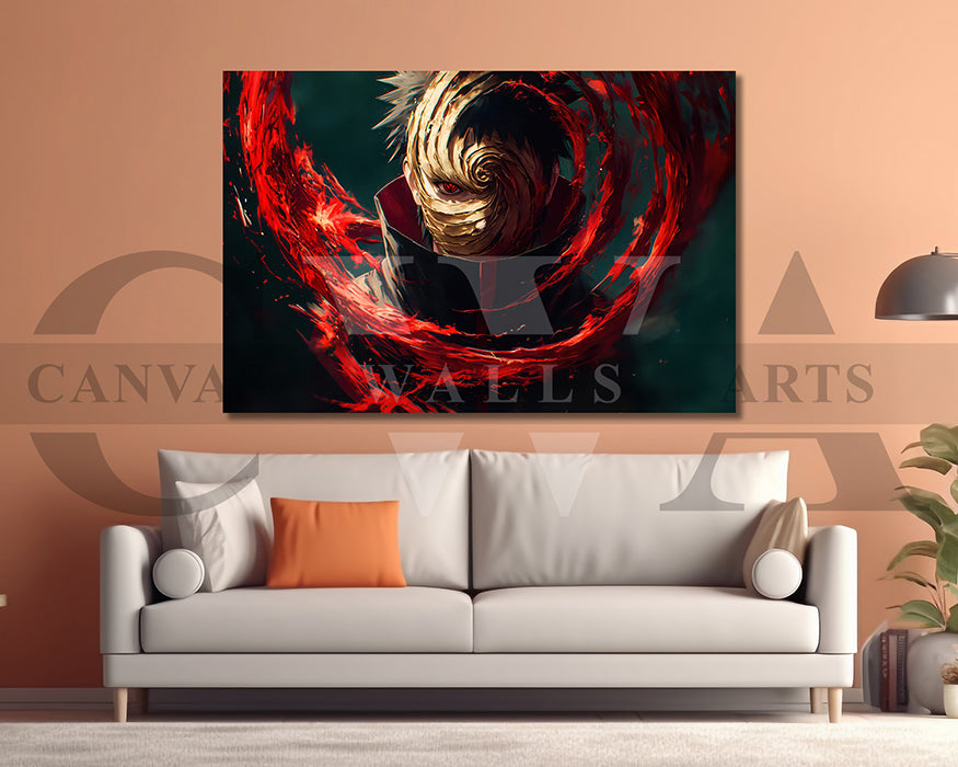 Obito Uchiha Fate Canvas Wall Art