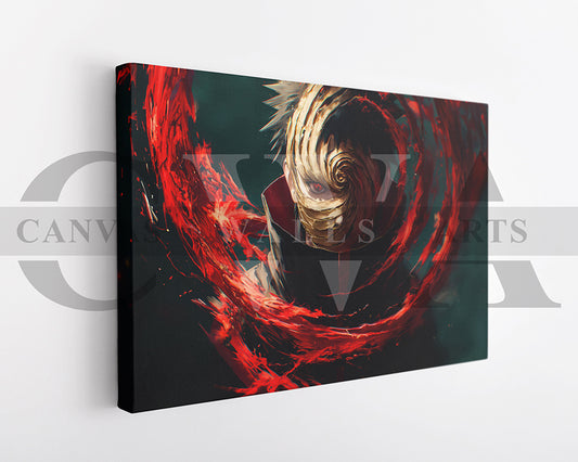 Obito Uchiha Fate Canvas Wall Art