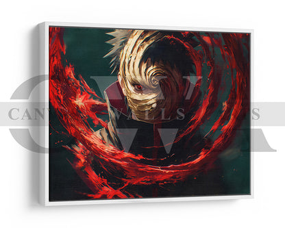 Obito Uchiha Fate Canvas Wall Art