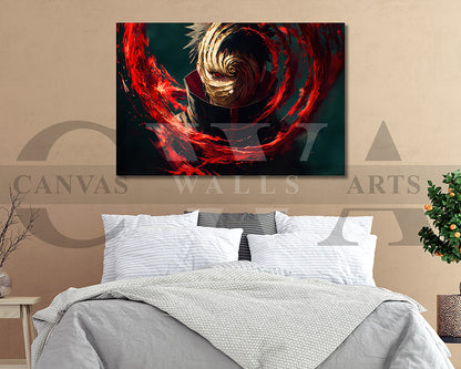 Obito Uchiha Fate Canvas Wall Art