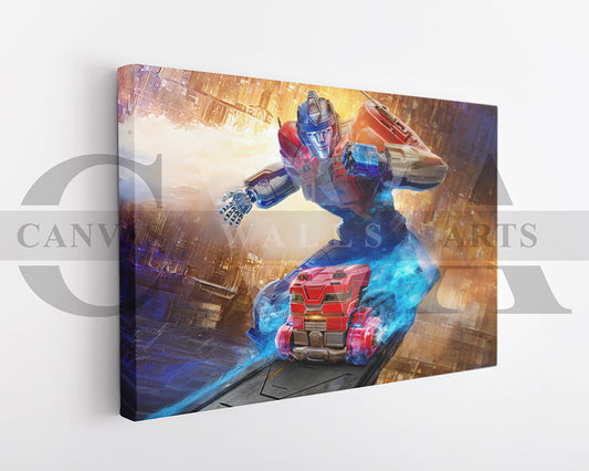 Optimus Prime Canvas Wall Art