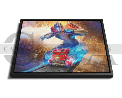 Optimus Prime Canvas Wall Art