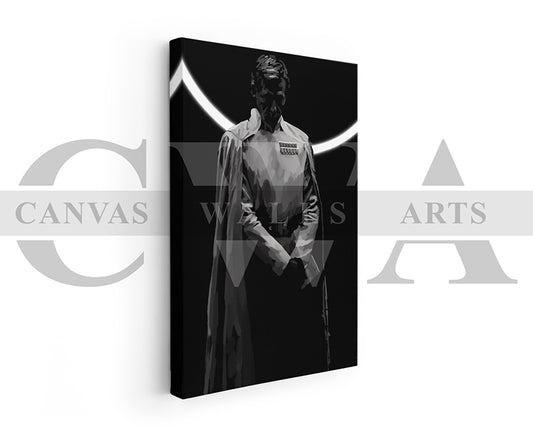 Orson Krennic Canvas Wall Art Abstract Movie Poster