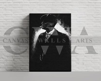 Peaky Blinders Canvas Wall Art Abstract Movie Poster