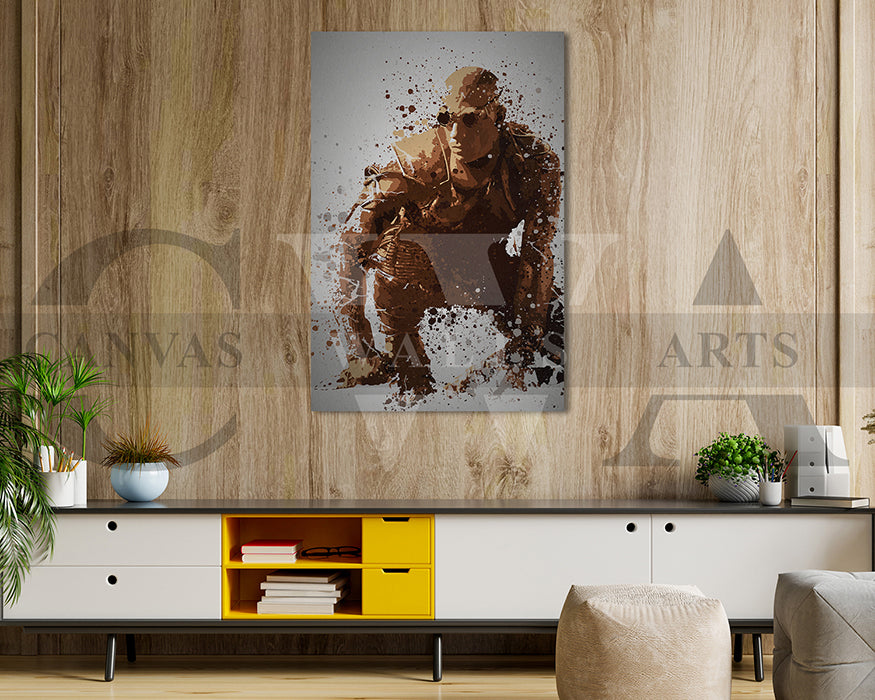 Pitch Black Canvas Wall Art