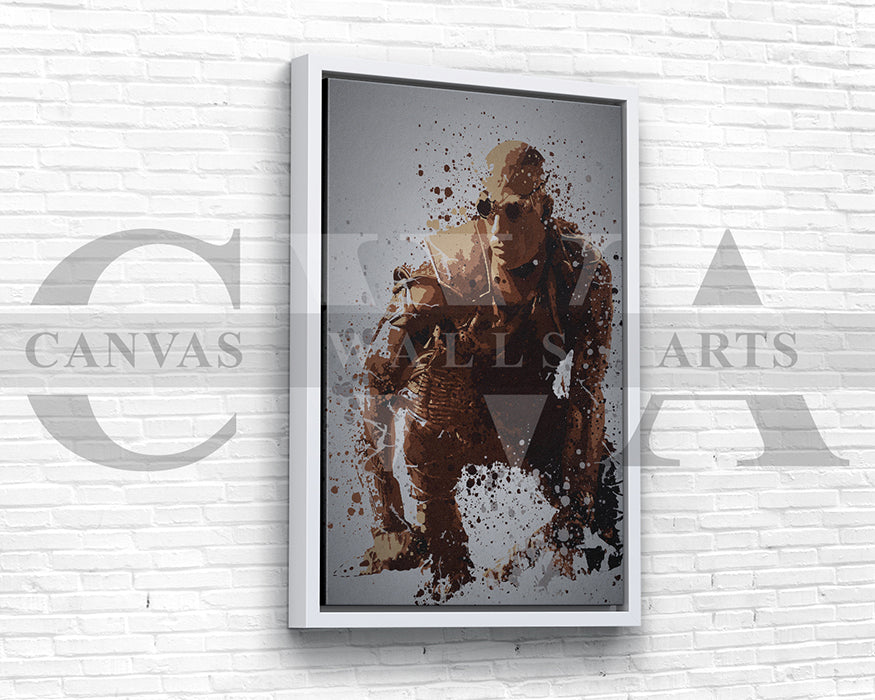 Pitch Black Canvas Wall Art