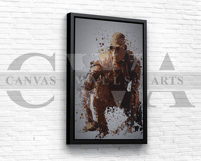 Pitch Black Canvas Wall Art