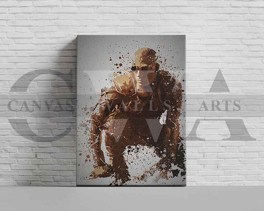 Pitch Black Canvas Wall Art