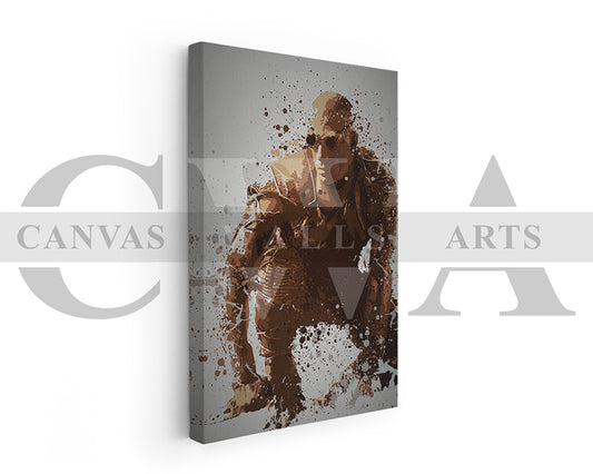Pitch Black Canvas Wall Art