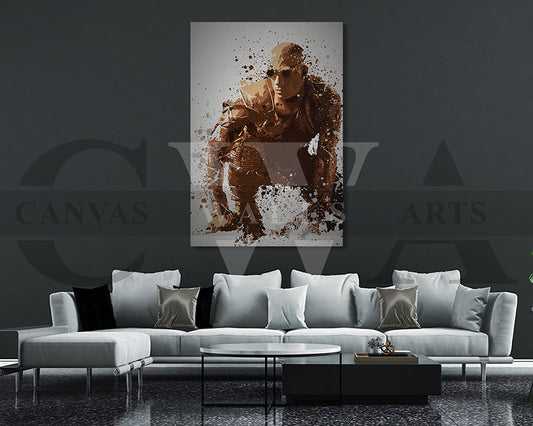 Pitch Black Canvas Wall Art