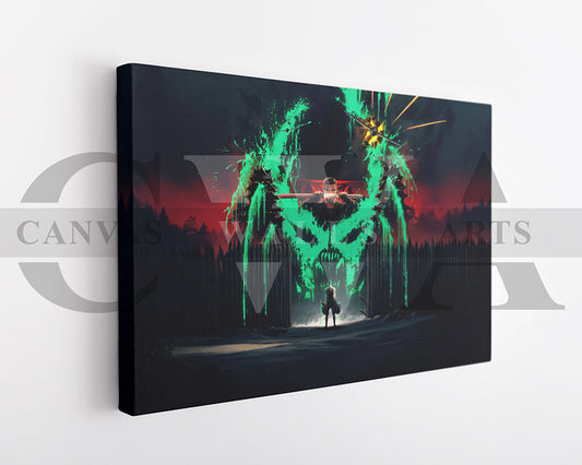 Predator Killer Of Killers Canvas Wall Art