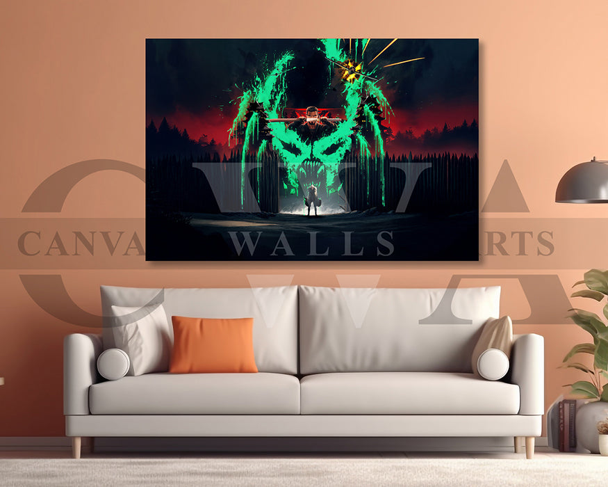 Predator Killer Of Killers Canvas Wall Art
