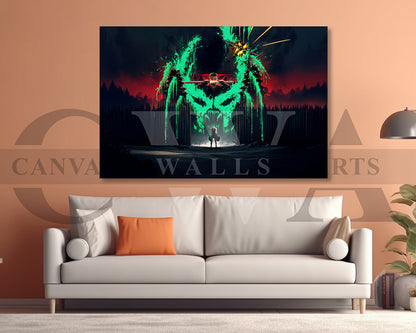 Predator Killer Of Killers Canvas Wall Art