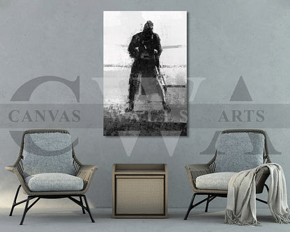 Raging Bull Canvas Wall Art Movie Poster