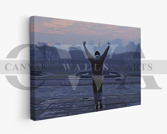 Rocky Balboa Canvas Wall Art Painting Movie Poster Print