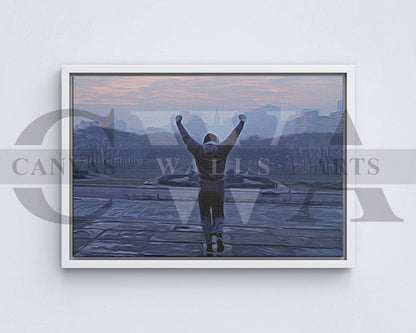 Rocky Balboa Canvas Wall Art Painting Movie Poster Print