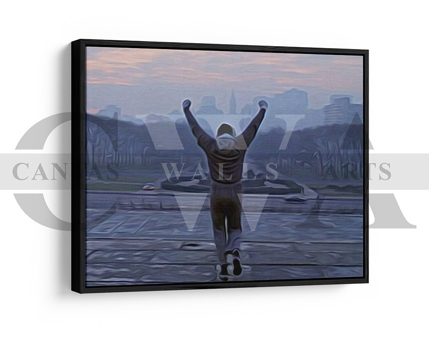Rocky Balboa Canvas Wall Art Painting Movie Poster Print