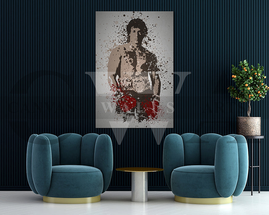 Rocky Canvas Wall Art