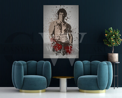 Rocky Canvas Wall Art
