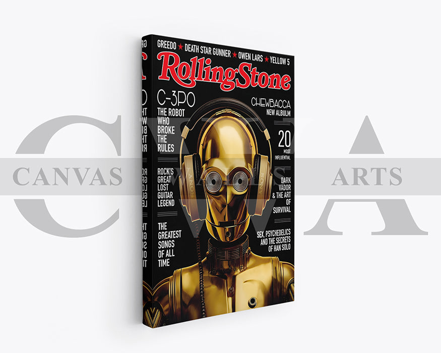 Rolling Stone Canvas Wall Art