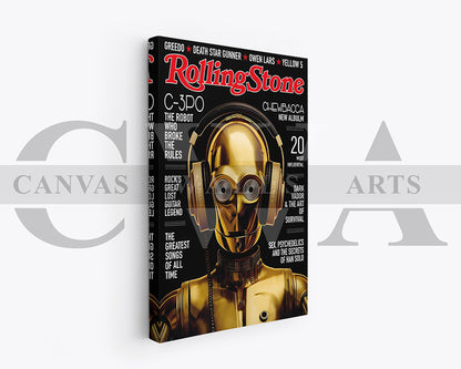 Rolling Stone Canvas Wall Art