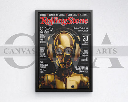 Rolling Stone Canvas Wall Art