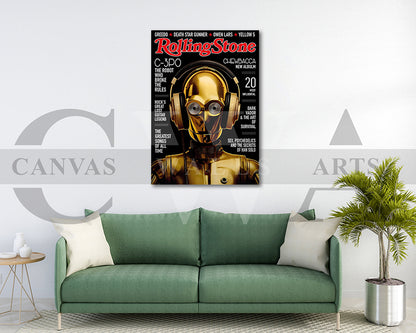 Rolling Stone Canvas Wall Art