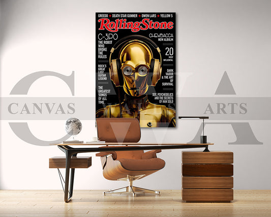 Rolling Stone Canvas Wall Art