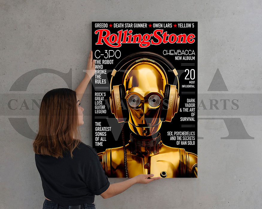 Rolling Stone Canvas Wall Art