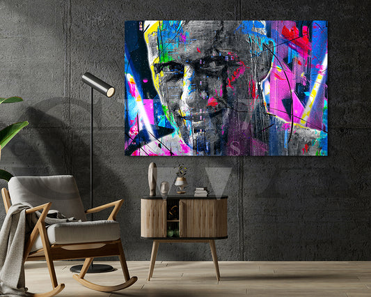 Roy Batty Canvas Wall Art Abstract Blade Runner Movie Poster Print