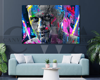 Roy Batty Canvas Wall Art Abstract Blade Runner Movie Poster Print