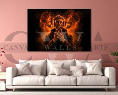 Satoru Gojo Limitless Domain Canvas Wall Art
