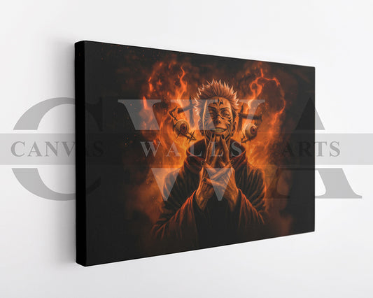 Satoru Gojo Limitless Domain Canvas Wall Art