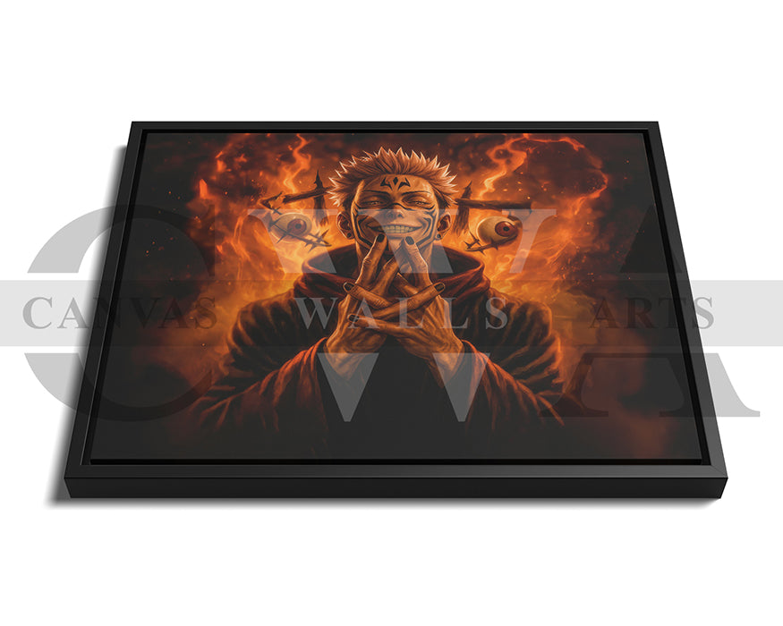 Satoru Gojo Limitless Domain Canvas Wall Art