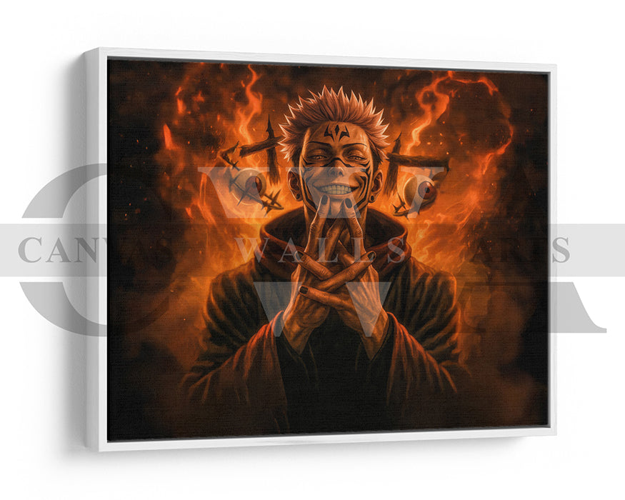 Satoru Gojo Limitless Domain Canvas Wall Art