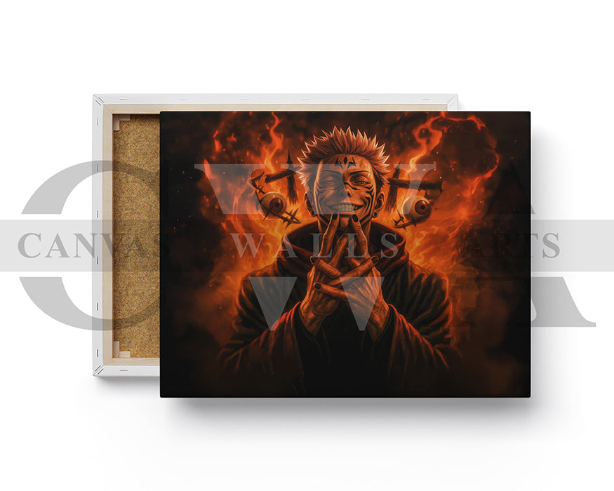 Satoru Gojo Limitless Domain Canvas Wall Art